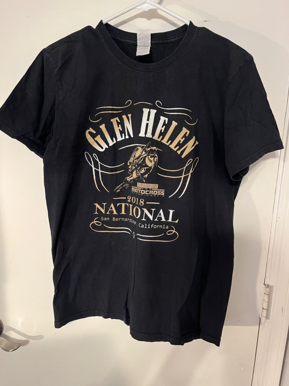 Glenn Helen graphic tee “motocross national 2018” medium